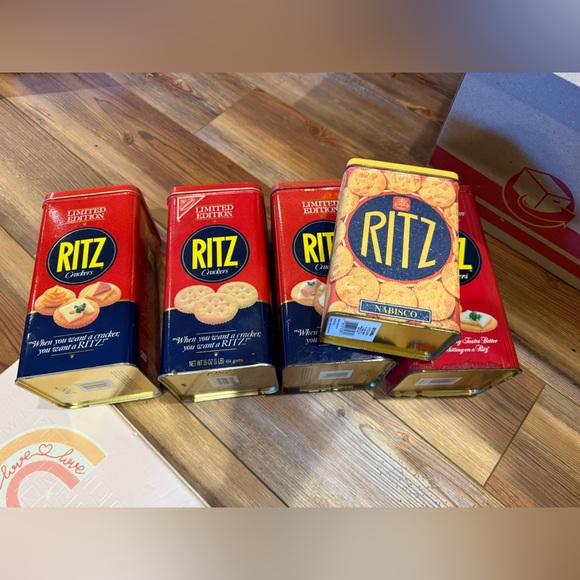 1987 Ritz Cracker Tins - Picture 2 of 2